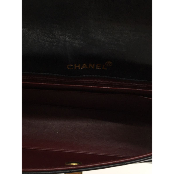 Chanel Lamb Leather Chain Shoulder Bag Black - Picture 6 of 6